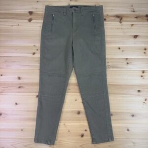 Sanctuary Denim Jeans Womens 33 Olive Green Social Ankle Skinny High Rise Jeans